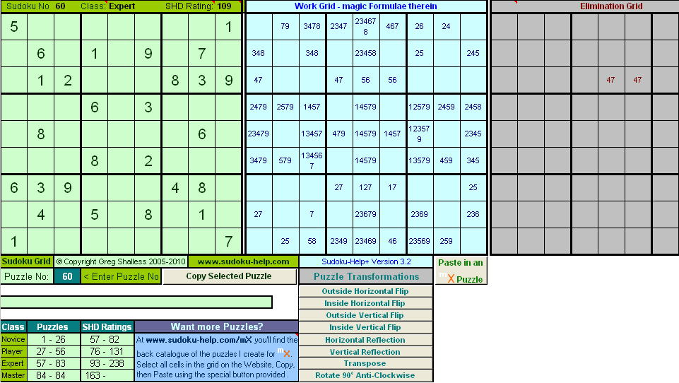 Sudoku-Help+ ScreenShot